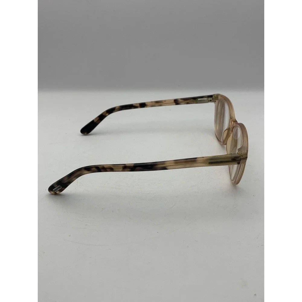 Tom Ford Eyeglasses Beige Tortoise Full Rim Acetate Rectangular Womens Frame Onl